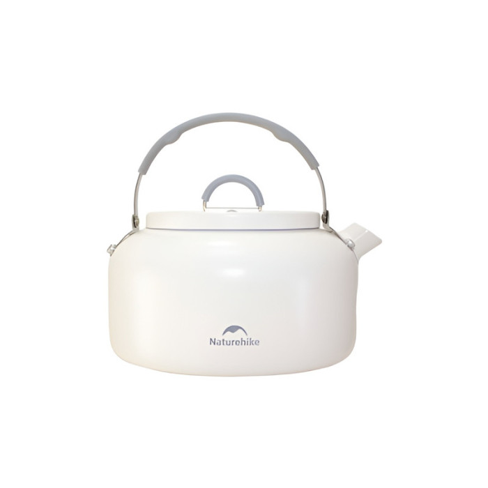 Чайник з керамічним антипригарним покриттям Naturehike 0,8 л, білий (CNK2450CF013)