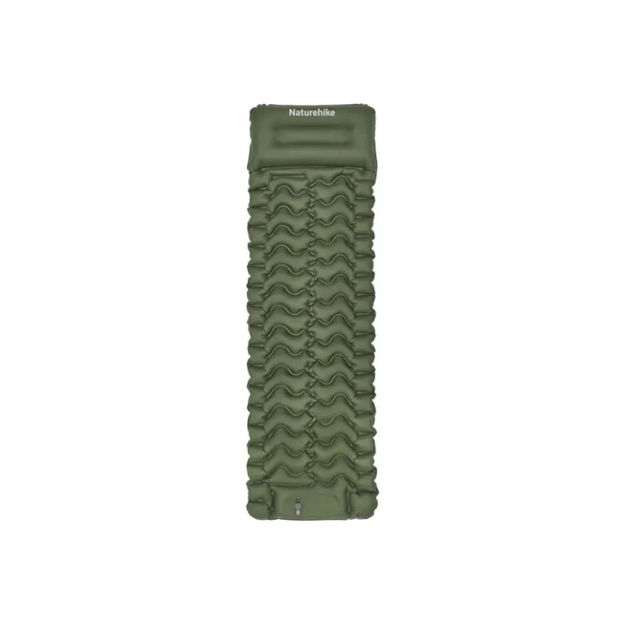 Надувний килимок Naturehike із вбудованою помпою, зелений (CNK2550WS019)