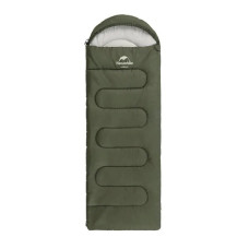 Спальний мішок Naturehike Y150L зелений лівий (NH21MSD08)