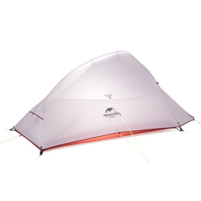 Двомісний намет Naturehike Cloud UP 2 20D нейлон сірий (NH17T001-T)