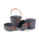 Набір туристичного посуду Updated Naturehike (NH18T018-G)