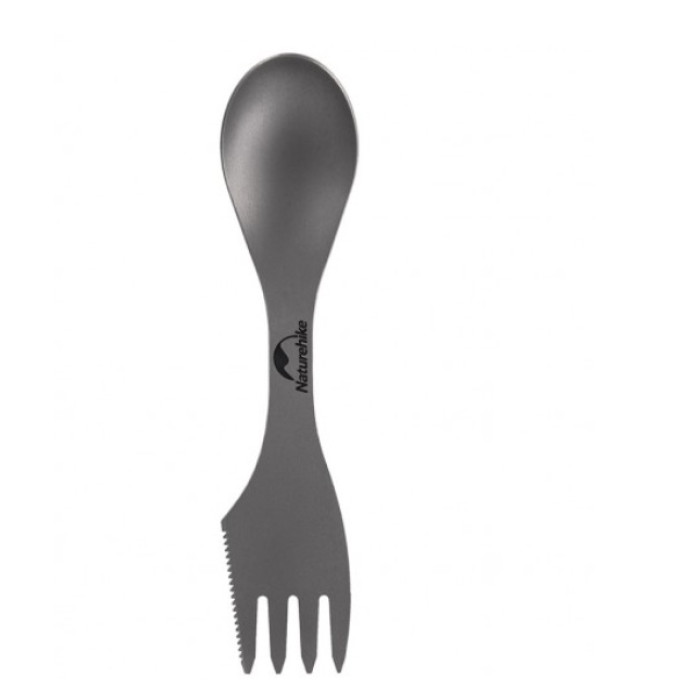 Титанова ложка-виделка-ніж Naturehike (NH19T012-D)