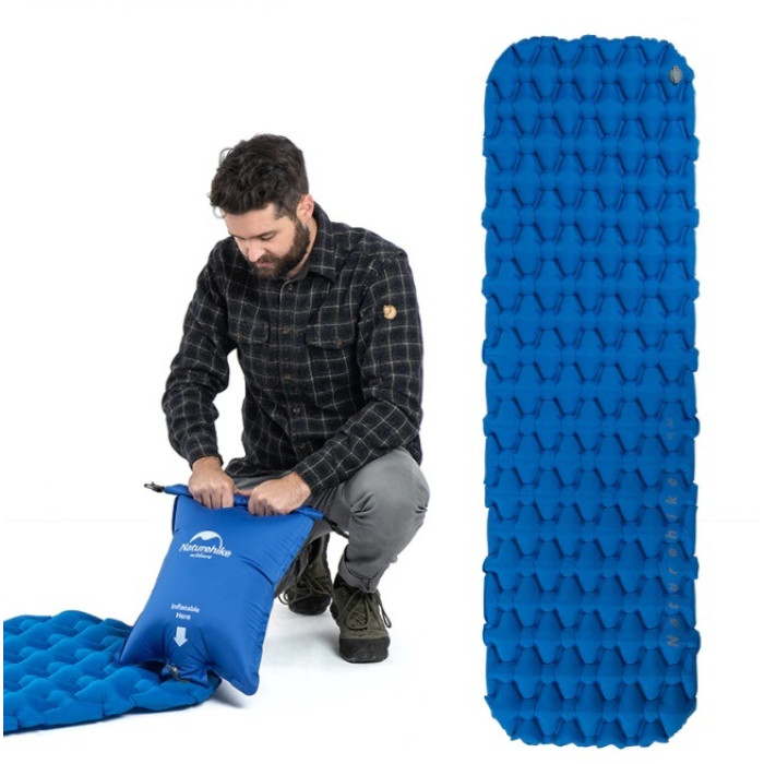 Надувний килимок Naturehike, синій (NH19Z032-P)