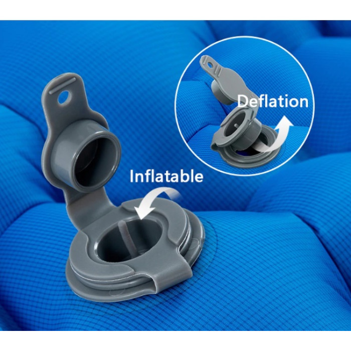 Надувний килимок Naturehike, синій (NH19Z032-P)