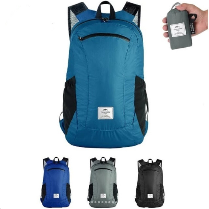 Cкладний рюкзак Naturehike 18 л, бірюзовий (NH17A012-B)