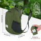 Cкладний рюкзак Naturehike 18 л, зелений (NH17A012-B)