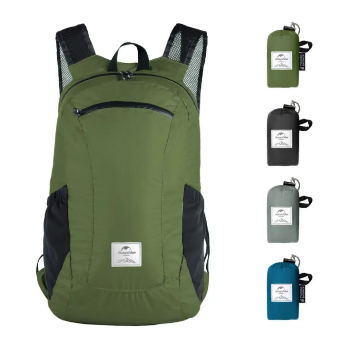 Cкладний рюкзак Naturehike 18 л, зелений (NH17A012-B)