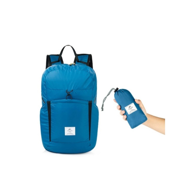 Cкладний рюкзак Naturehike Ultralight 22 л бірюзовий (NH17A017-B)