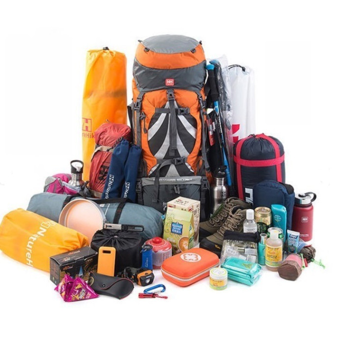 Рюкзак туристичний Naturehike 70 л + 5 л, помаранчевий (NH70B070-B)