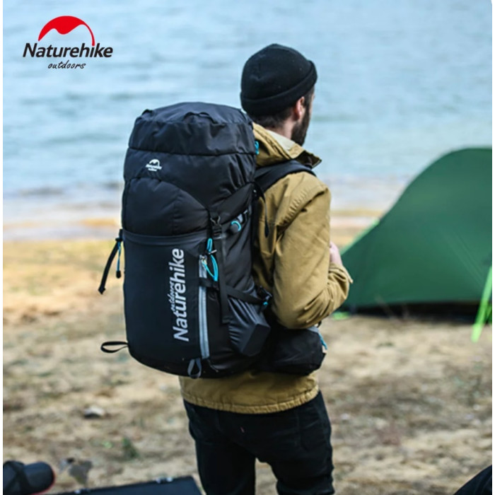 Рюкзак трекінговий Naturehike 45 л, чорний (NH18Y045-Q)
