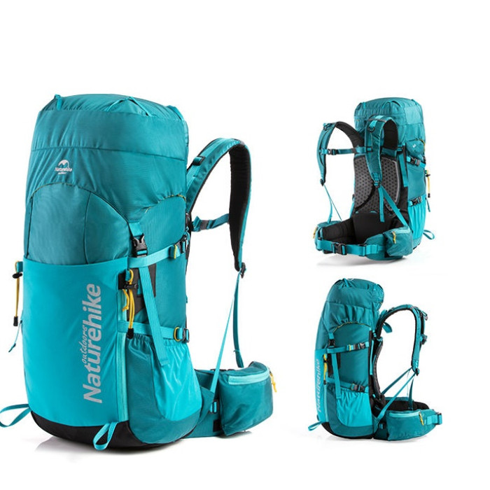 Рюкзак трекінговий Naturehike 45 л, бірюзовий (NH18Y045-Q)