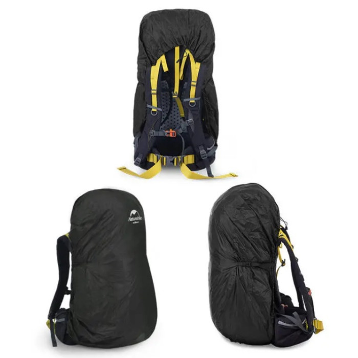 Чохол на рюкзак Naturehike, розмір L, чорний (NH19PJ041)