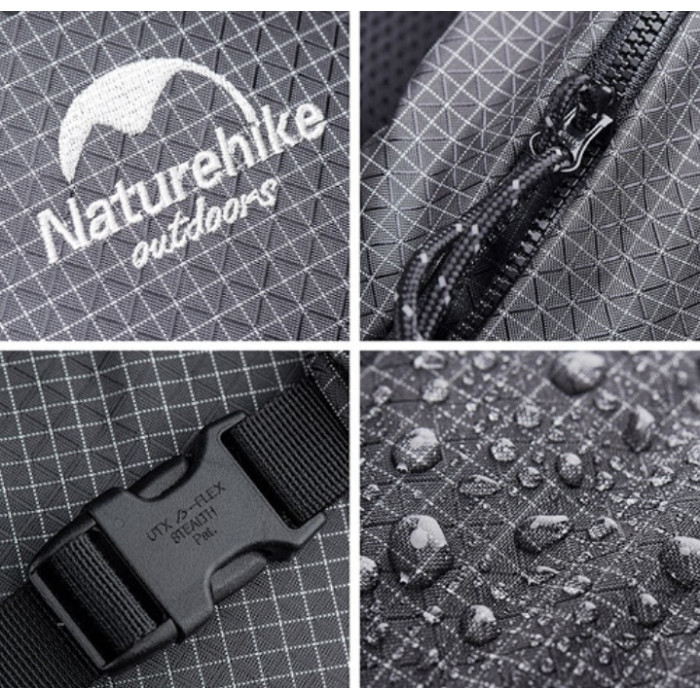 Рюкзак туристичний Naturehike 60 л + 5 л, сірий (NH19BP095)