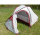Тримісний намет Naturehike Hiby 20D нейлон сірий (NH18К240-Р)