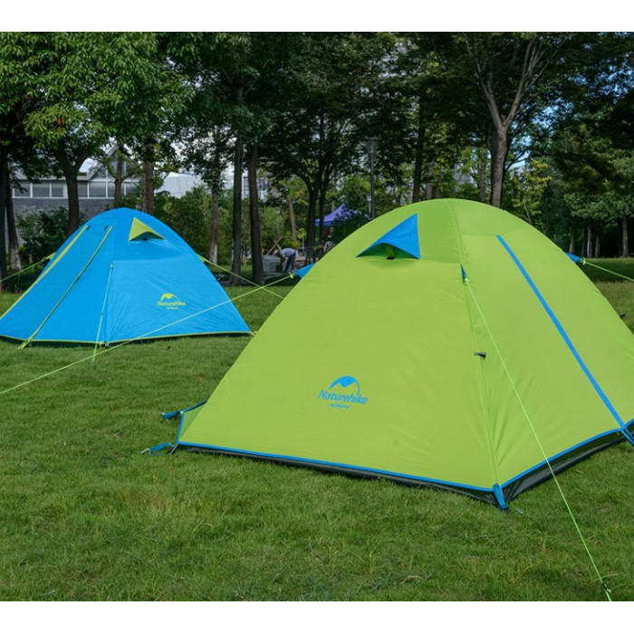 Двомісний намет Naturehike P-SERIES 2 салатовий (NH18Z022-P)