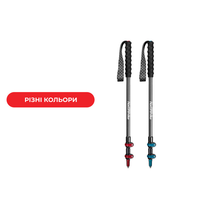 Трекінгова палиця Naturehike ST10 NH19S010-T, 120 см, блакитна