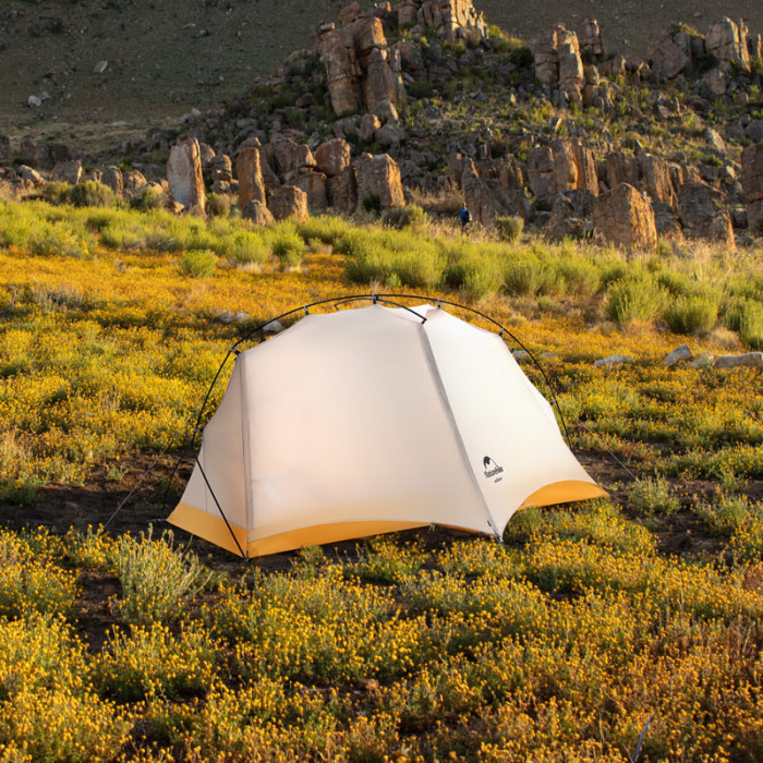Одномісний намет Naturehike, сіро-жовтий NH21ZP003