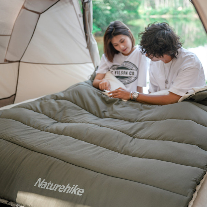 Спальник з капюшоном Naturehike LD250 CNK2300SD016, темно-зелений