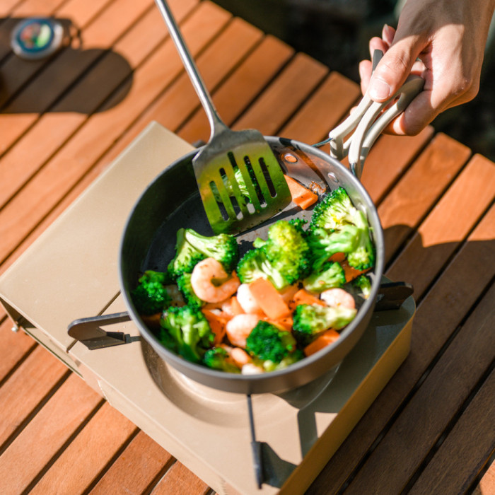 Набір посуду (2 каструлі, сковорідка) Naturehike CNK2450CF010, алюміній