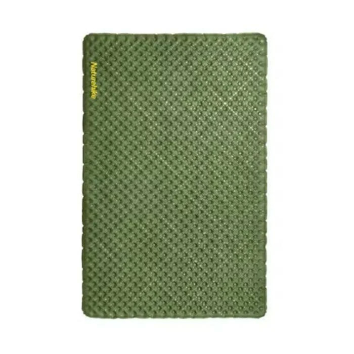 Матрац туристичний надувний двомісний Naturehike CNK2450WS014, надлегкий, 200х132х8 см, зелений із мішком для надування