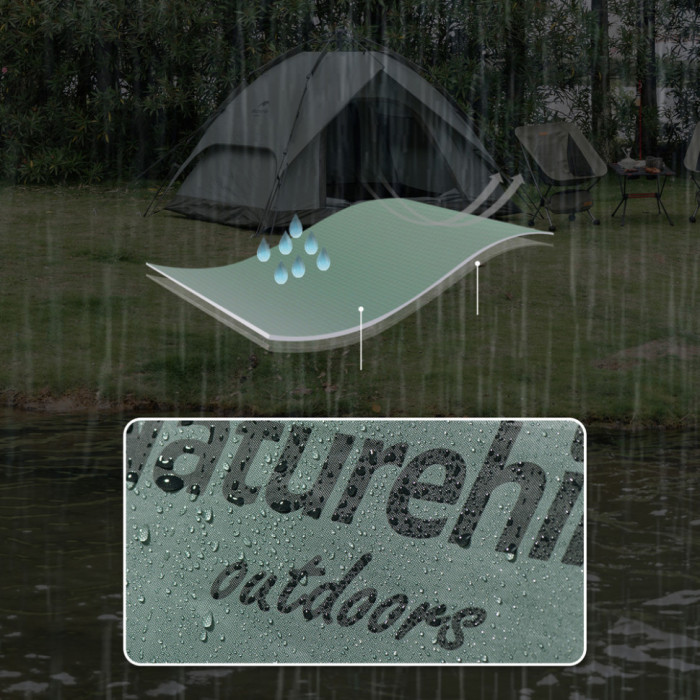 Тримісний намет Naturehike автоматичний, оливково-зелений NH21ZP008