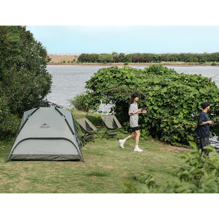 Тримісний намет Naturehike автоматичний, оливково-зелений NH21ZP008