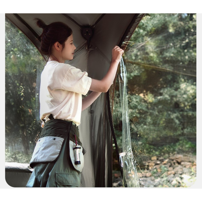 Штора до тенту для кемпінгу Naturehike CNK230WS014, 220х175см (із застібкою по периметру)