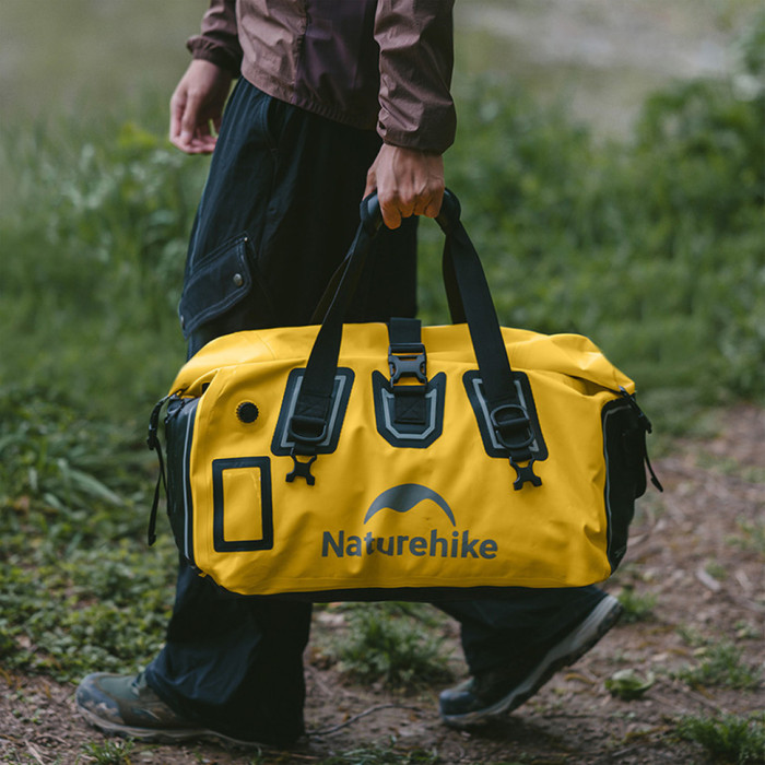 Водонепроникна дорожня сумка Naturehike CNK2450XB015, 40 л, жовта