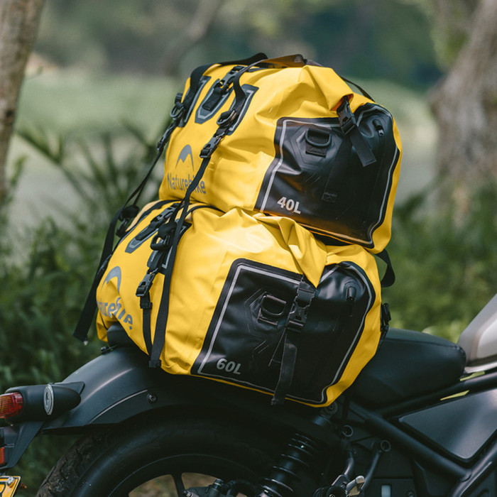 Водонепроникна дорожня сумка Naturehike CNK2450XB015, 60 л, жовта