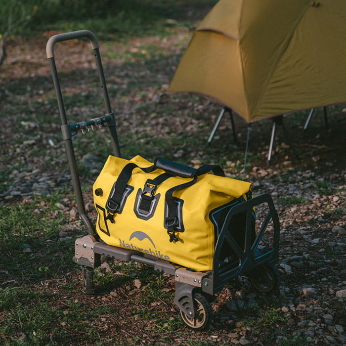 Водонепроникна дорожня сумка Naturehike CNK2450XB015, 90 л, жовта