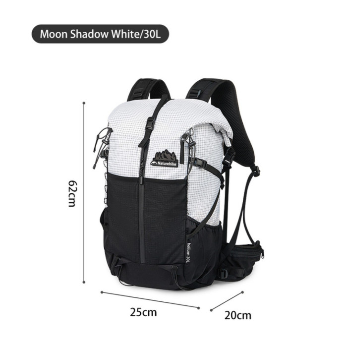 Рюкзак туристичний Naturehike Helium CNK2300016, 30+5 л, чорний