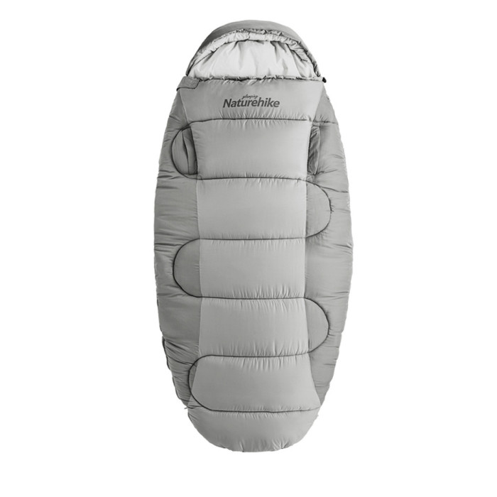 Спальний мішок овальний Naturehike PS300 CNK2350WS026, сірий