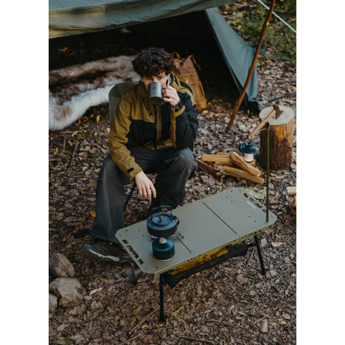 Складаний стіл Naturehike CNK2450JJ025, 80х40 см, алюміній, оливковий