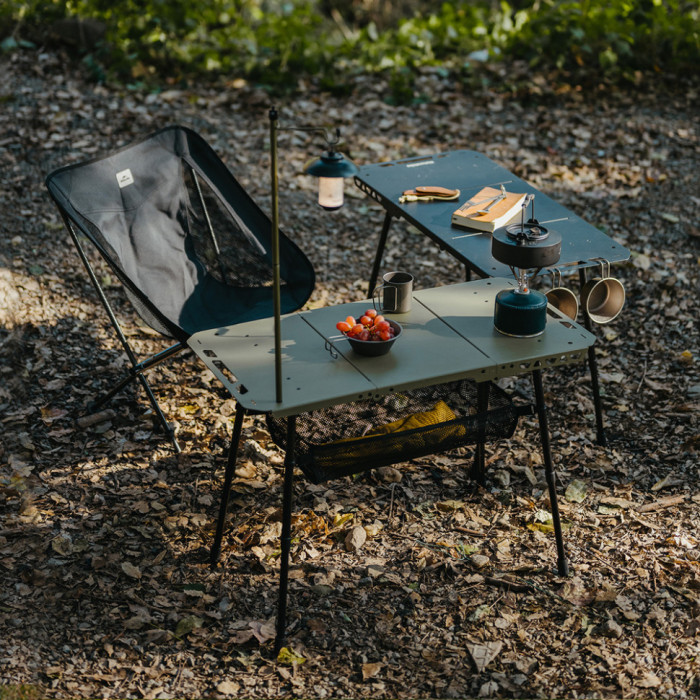 Складаний стіл Naturehike CNK2450JJ025, 80х40 см, алюміній, оливковий