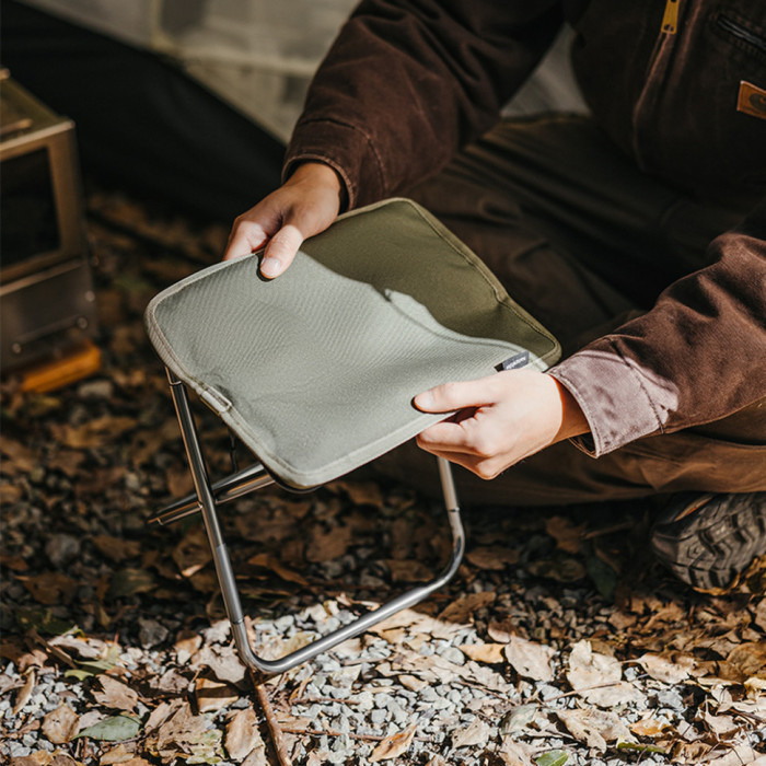 Стілець складаний Naturehike CNK2550JJ011, алюміній, оливковий