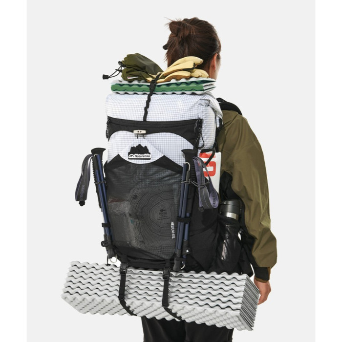 Рюкзак туристичний Naturehike Helium CNK2450XB016, 40 л, чорний, L