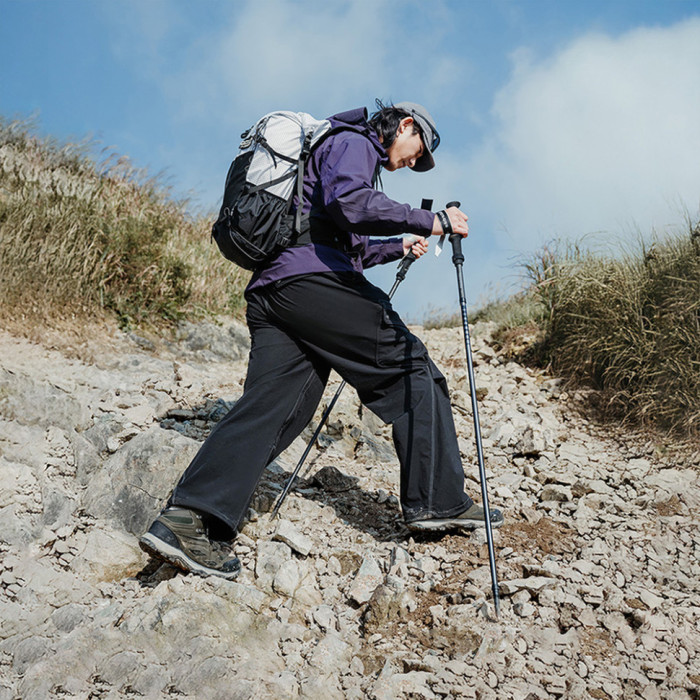 Трекінгова палиця Naturehike CNK2450DS017, 110 см, сіра