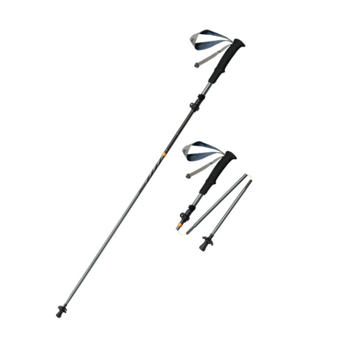 Трекінгова палиця Naturehike CNK2450DS013, 103-120 см, чорна
