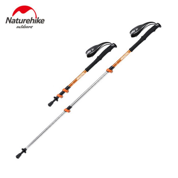 Трекінгова палиця 3-сек. Naturehike Women 6061 AL NH17D001-Z, 57-120 см, алюміній, золотиста