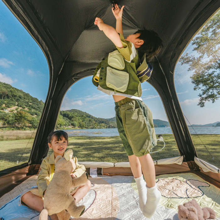 Чотиримісний намет Naturehike Ango автоматичний, коричневий CNK2550WS010