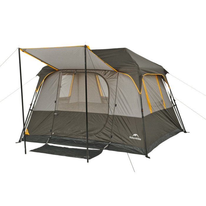 Чотиримісний намет Naturehike Cape Series 5.2 сіро-коричневий CNK2450WS037