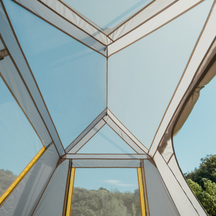 Чотиримісний намет Naturehike Cape Series 5.2 сіро-коричневий CNK2450WS037