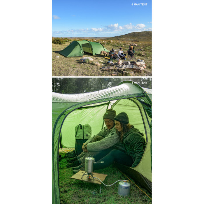 Тримісний намет Naturehike Opalus UL, зелений NH17L001-L