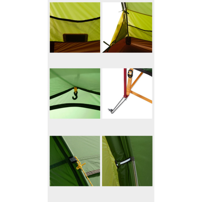 Тримісний намет Naturehike Opalus UL, зелений NH17L001-L