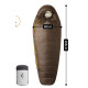 Спальник з натуральним пухом Naturehike Snowbird CNK2550WS014, p-р L, темно-коричневий 400 г