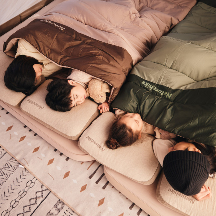 Спальний мішок двомісний Naturehike CNK2300019, коричневий