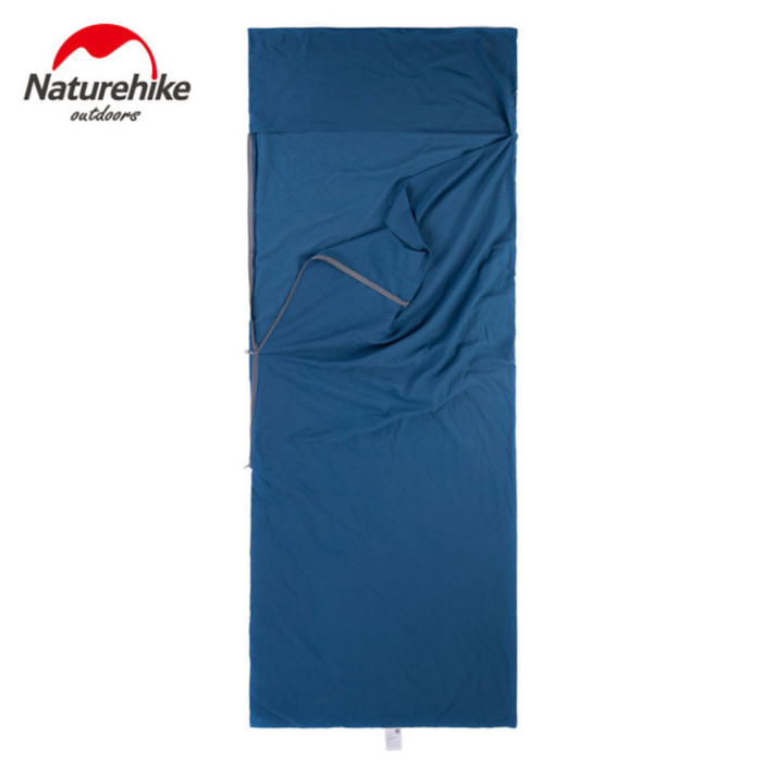 Підкладка для спального мішка Naturehike NH15S012-D, бавовна, синій