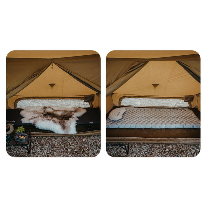 Одномісний намет із тентом Naturehike, коричневий CNK2450WS026