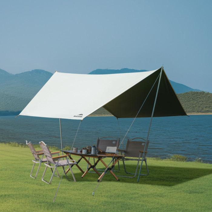 Чотиримісний намет Naturehike Ango автоматичний, надувний із тентом, коричневий CNK2550WS017