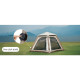 Чотиримісний намет Naturehike Ango автоматичний, надувний із тентом, коричневий CNK2550WS017